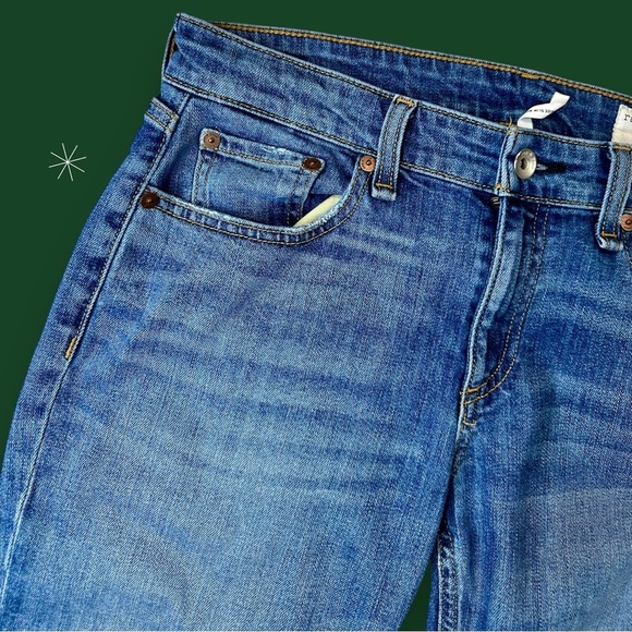 Rag & Bone ‘Dre’ Low-Rise Slim Boyfriend Ankle Jeans in “Julienne” Wash Size 26 - Picture 5 of 16